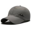 Fashion Breathable Perforated Quick-Drying Hat Sun Protection Adjustable Summer Sun Hat Baseball Cap For Women Men