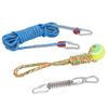 Spring Pole Dog Rope Toys Interactive Hanging Bungee Dog Toys for Medium Large Dogs 16.4ft