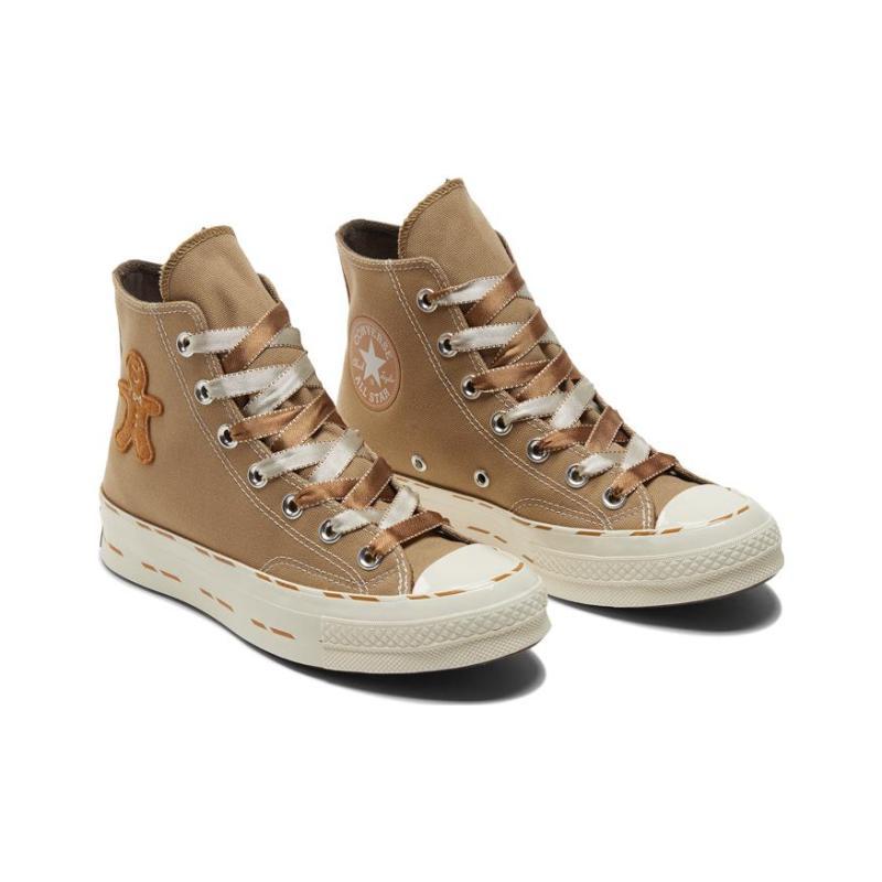 Converse Chuck Taylor All Star 70 Hi Christmas Pack Gingerbread Man Khaki