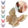 Small Size Butterfly Hair Clip Acetate Shark Clip Sweet Style Fairy Hair Gripper  Women & Girls