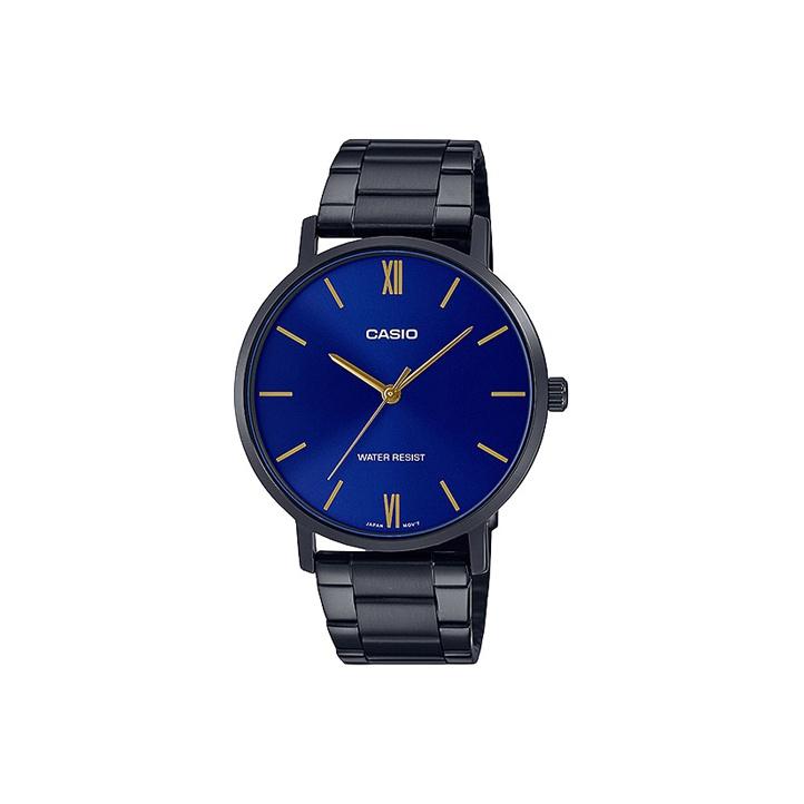 CASIO G Shock MTP VT01B 2B MTP-VT01B-2B Blue Dial Regular Box