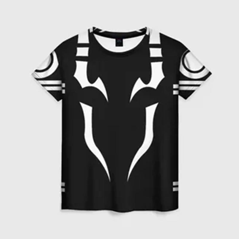 T-shirt per uomo palestra grafica estate anime jujutsu kaisen stampa 3D compressione fitness canottiera tee abbigliamento uomo oversize top
