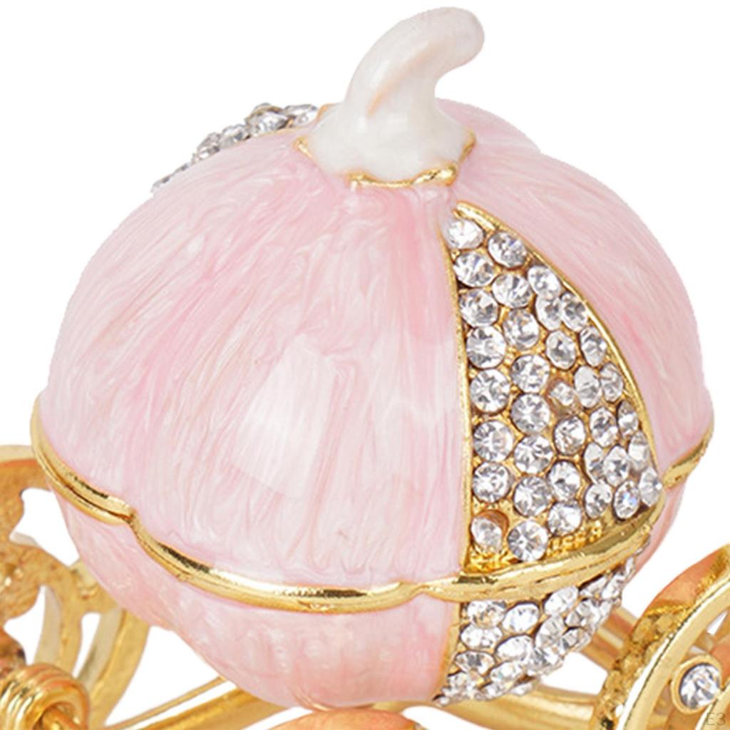 Enameled Decorative Handmade Ornament Collectible Figurine Unique Gift Jewelry Trinket Box for