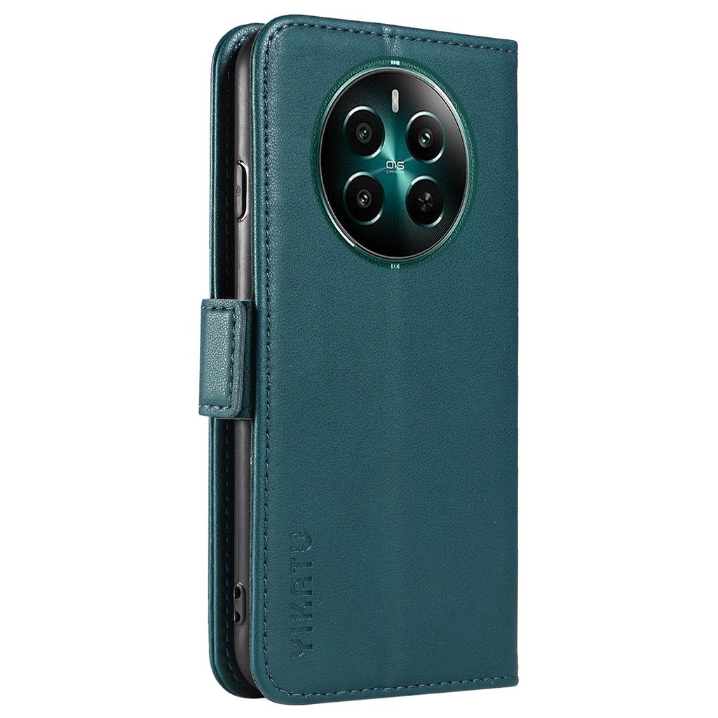 YIKATU YK-003 For Realme Narzo 70 5G/Narzo 70 Pro 5G/P1 5G/12 4G/12+ 5G Case Wallet Stand Leather Phone Cover Side Buckle