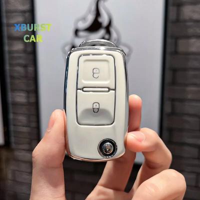 2 3 Buttons TPU Shell Fob for VW Volkswagen MK4 Bora Golf 4 5 6 Jetta Passat Polo Bora Touran Skoda Seat Car Key Case Cover