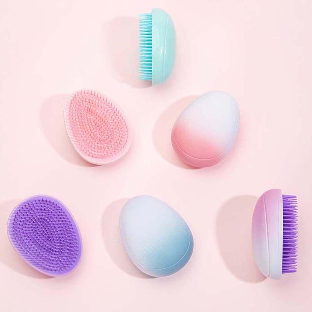 

Hair Styling Tool Egg Shape Massage Hair Brush Women Scalp Massage Comb Hair Salon