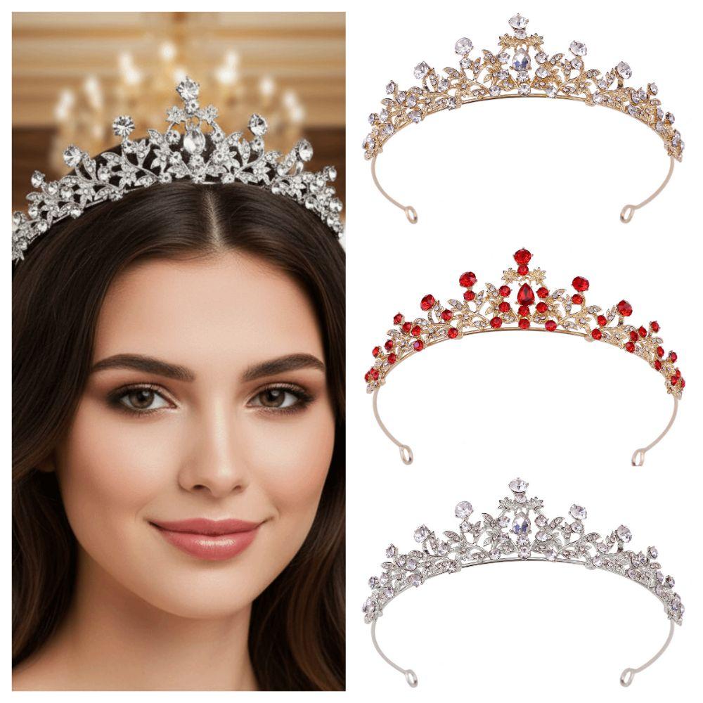 Atmosphere Bridal Tiara High-end Wedding Crown Adult Ceremony Quenn Crown  Bride Headdress