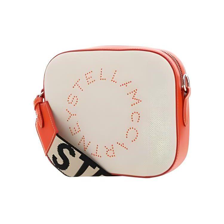 Stella Mccartney Logo Adjustable Shoulder Strap Polyester Shoulder Crossbody Bag Women Bags Nude Orange 700266WP01386561