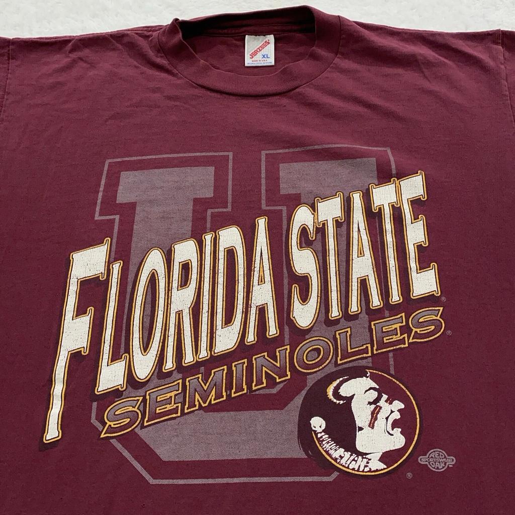 Vintage 90s FLORIDA STATE SEMINOLES T-Shirt XL Ncaa University Football