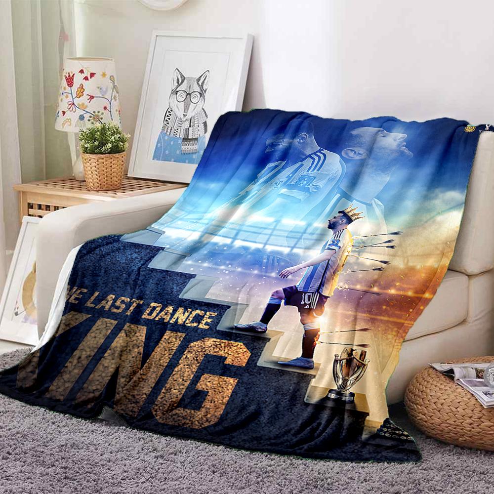 1Pc King'S Final Dance Flannel Blanket, Soft And Comfortable, Casual Warm, Camping Travel, Christmas, Halloween Xmas Gift L1562