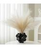Art Minimalist Vase Ornament Ceramic Coral Vase Nordic White Hotal Office Living Room Desktop Center Decoration