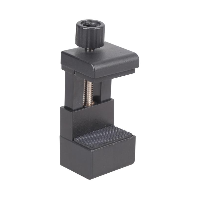 Adjustable Camera Mounting Clip Double 1/4 Thread Holes For Table Tube Fitting 17mm To 45mm Diameter Objects