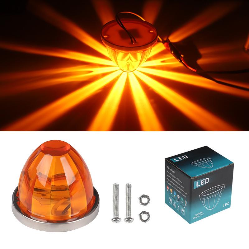 LED Wassermelonen-LKW Seitenblinker - Glas & Kunststoff Begrenzungsleuchte