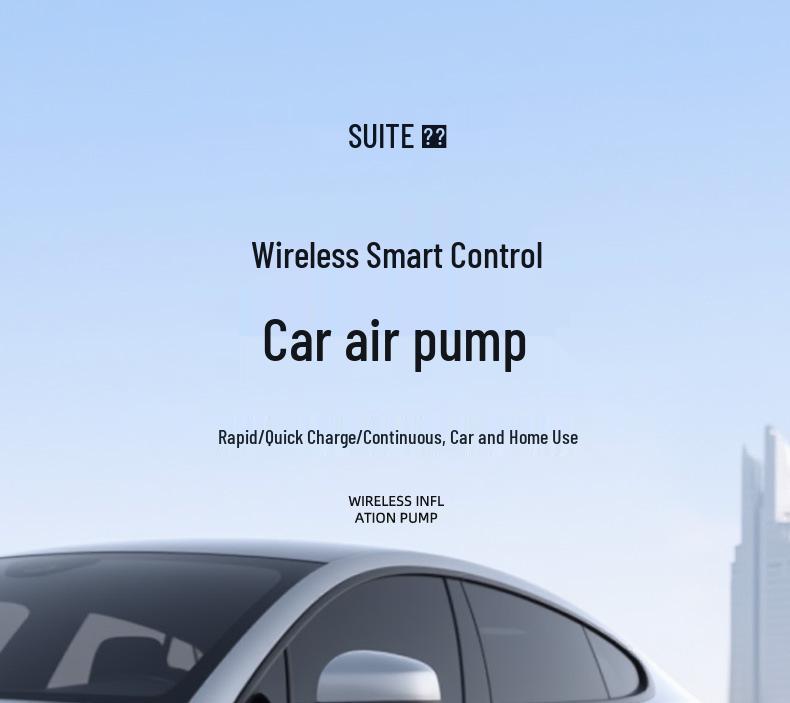 Portable High-Pressure Electric Car Tire Inflator