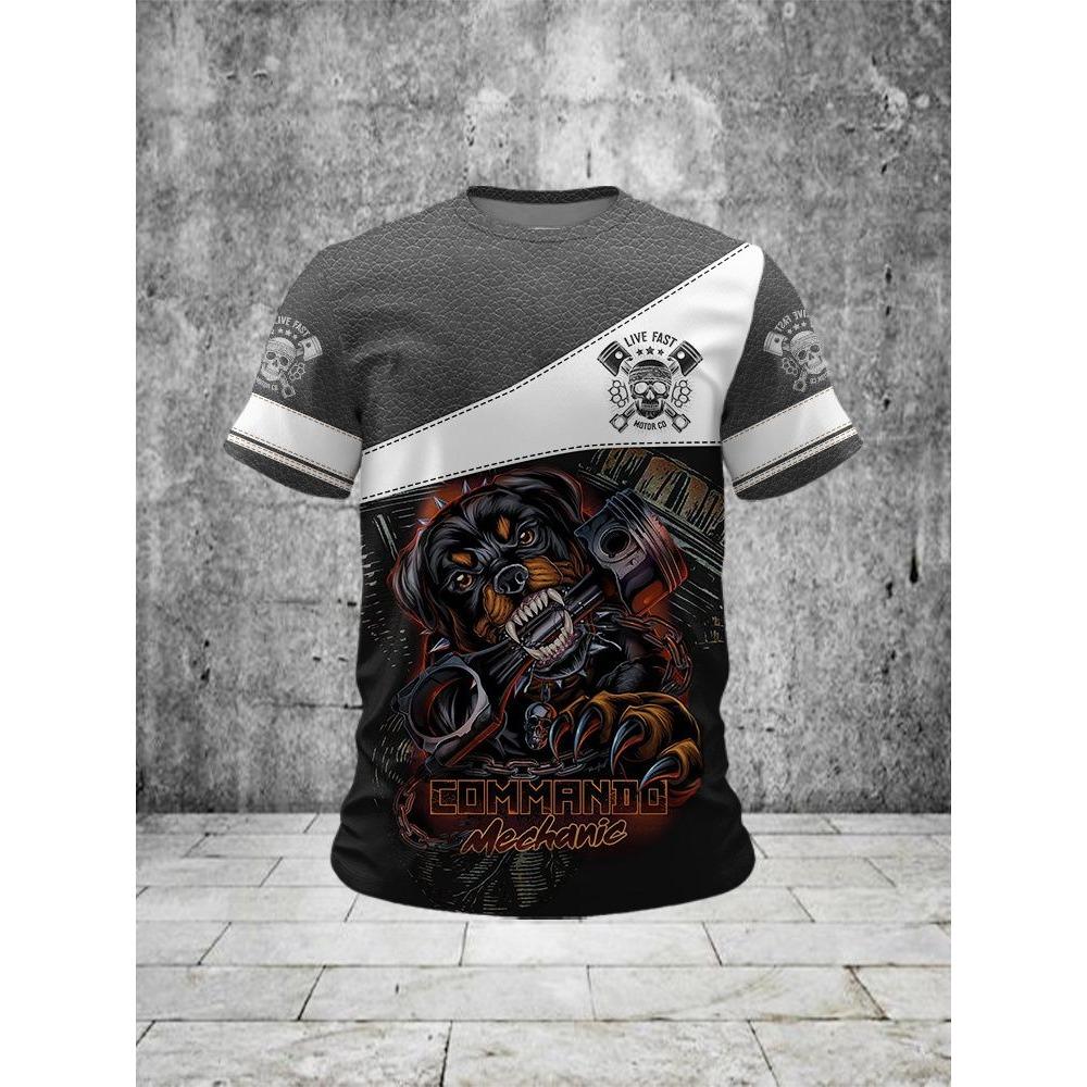 

T-shirt mechanic 3D printed T-shirt 5XL