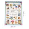 2026 Bucket List Calendar Notes Planning Colorful Wall Calendar Wish Calendar Wishes List Desktop Calendar Work Supplies