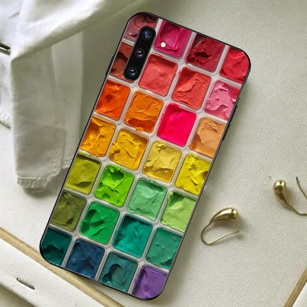 Watercolors Paint Palette Painting Box Phone Case For Samsung A 13 21 30 31 32 51 52 53 70 for Huawei Honor 50 60 70 for OPPO