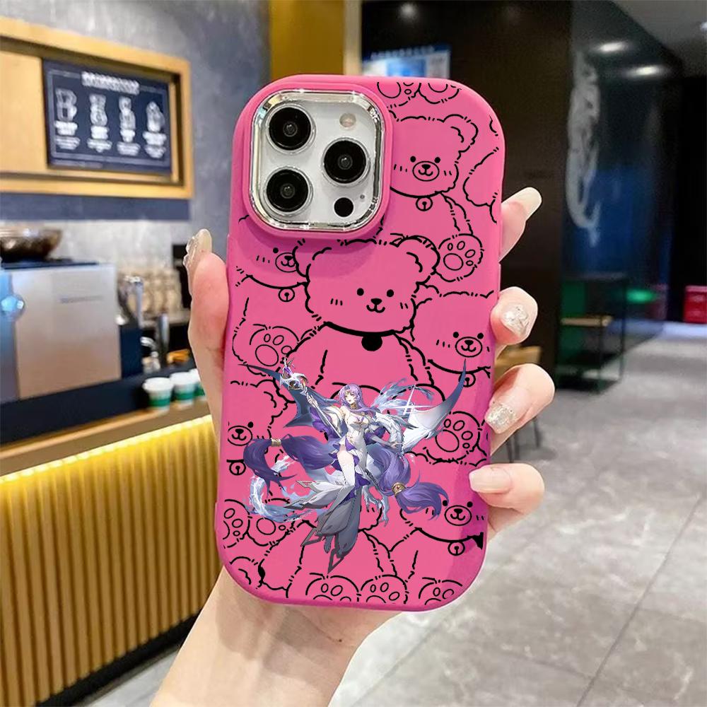 Phone Case: 2D Flat Design Suitable for iPhone 18 17 16 15 14 13 Pro Protective Case, Couple Style, Queen Design, Christmas and Halloween Gift