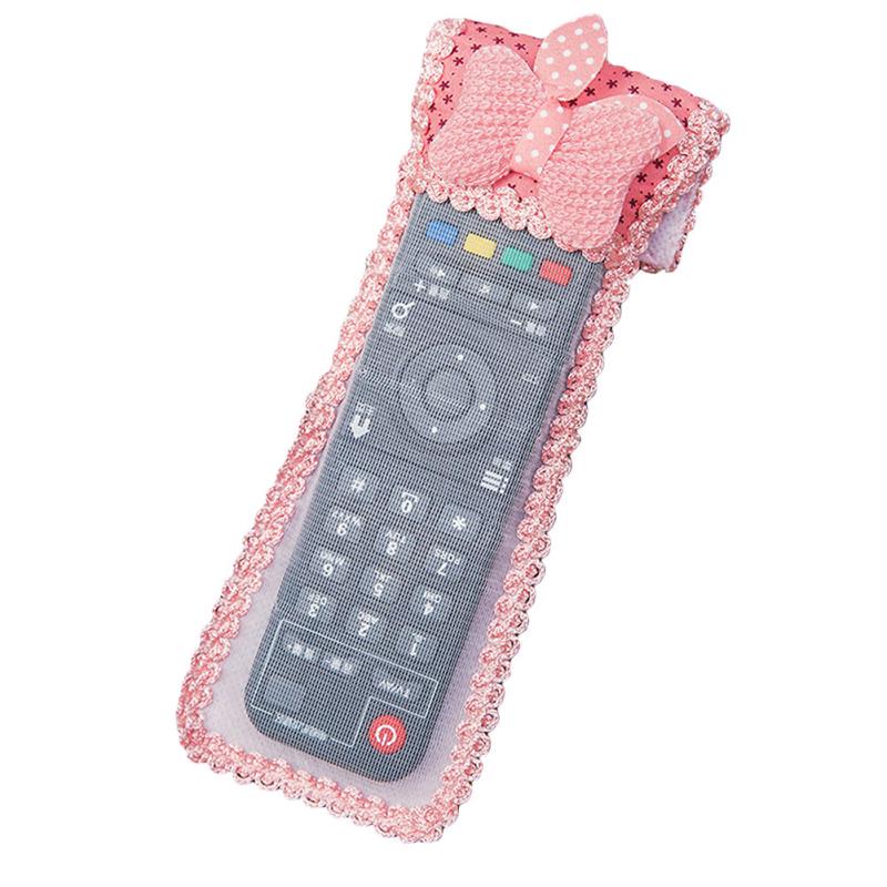 hot! Cute Exquisite Bowknot TV Romote Controller Cover Dustproof Cover