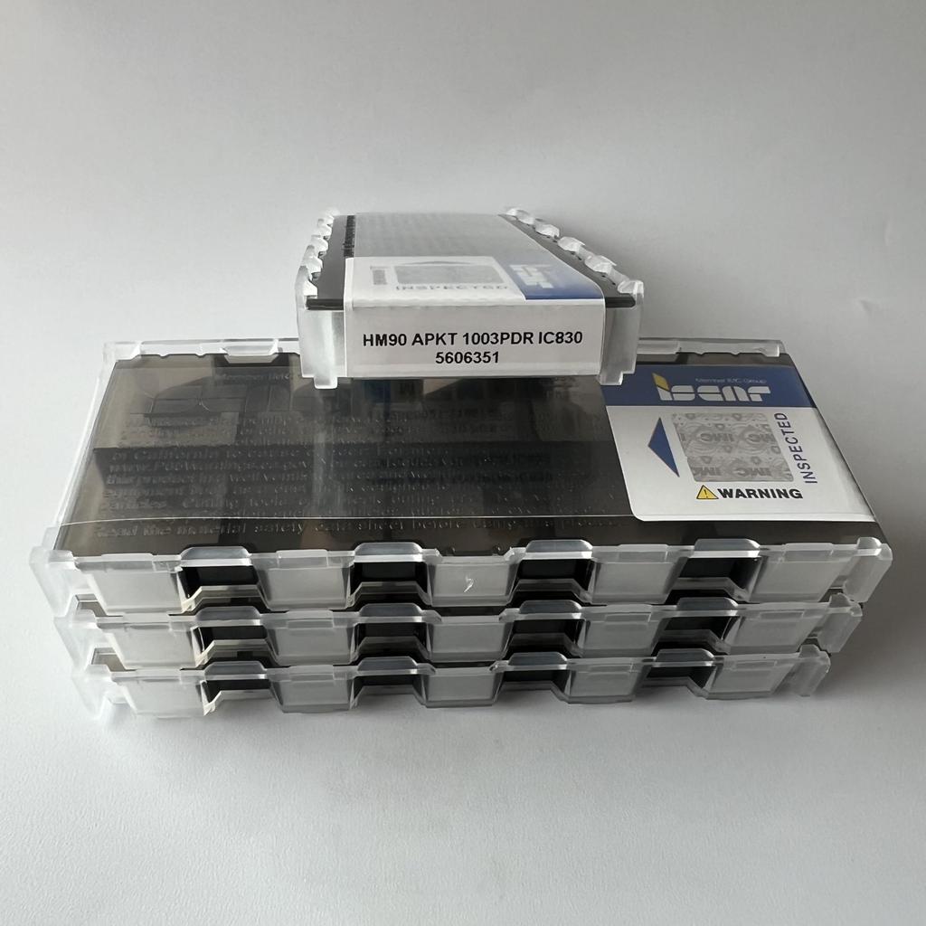 ISCAR / HM90APKT1003PDR IC830 / Industrial indexable carbide inserts 10 Pcs