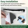 4PCS Car Door Handle Cup Scratch Protector, Soft TPU 3D Carbon Fiber Pattern Door Handle Paint Guard Protective Shield Sticker for Most Vehicles (M)