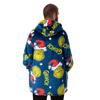 The Grinch Unisex Adult Character Face Full Zip Blanket Hoodie