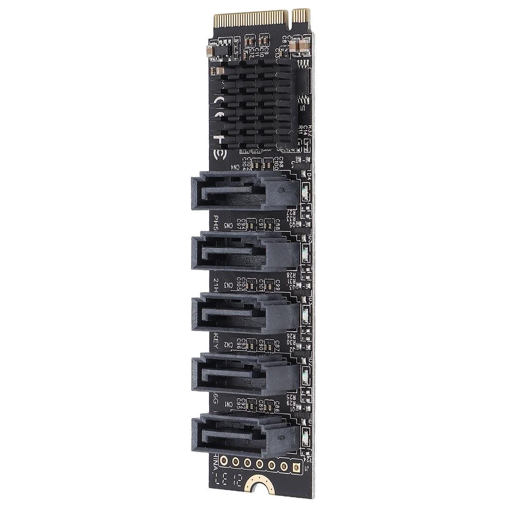 PH56 M2 PCIE 3 5 Port Hard Disk Expansion Adapter Card Support PM Function Computers Accessories