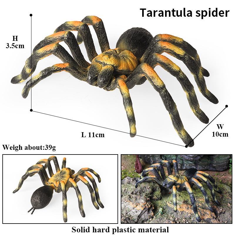 Oenux Insekten Tiere Modell Spinnennetz Skorpion Fledermaus Actionfiguren Figur Miniatur Niedlich Pädagogisch Kinder Spielzeug Halloween Geschenk
