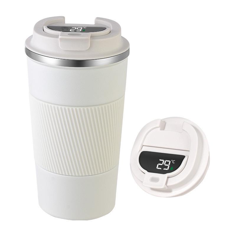 316 Stainless Steel Smart Display Insulated Coffee Mug, Large Capacity with Custom Logo