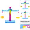 Scientific Experiment Balance Assembly Model Material Set Children Puzzle Toy For Kids Educational