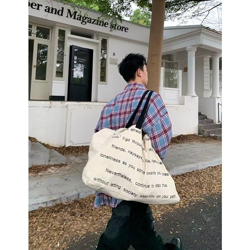 2024 Bokstaver Langermet Skjorte Japansk Hong Kong Stil Ins Løs Skjorte Gutter Sommer Trendy Allsidig Avslappet Kåpe