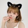 Cute Plush Cat Ear Headband for Women - Adorable Korean-Style Hair Accessory