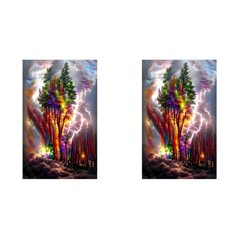 

AU Paint By Numbers Kit On Canvas DIY Oil Art Halloween Night Picture Decor50x80