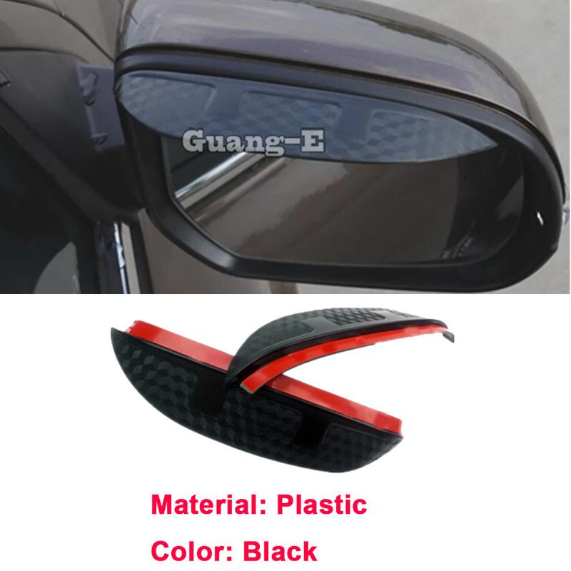 For Kia Sorento MQ4  - Rearview Side Glass Mirror Trim Frame Rain Shield Sun Shade Eyebrow Cover Accessories