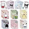 8pcs Sanrio Face Changing Stickers Kids Educational Diy Decals For Phone Ipad Water Bottle Notebook Cute Cartoon Decor Stickers