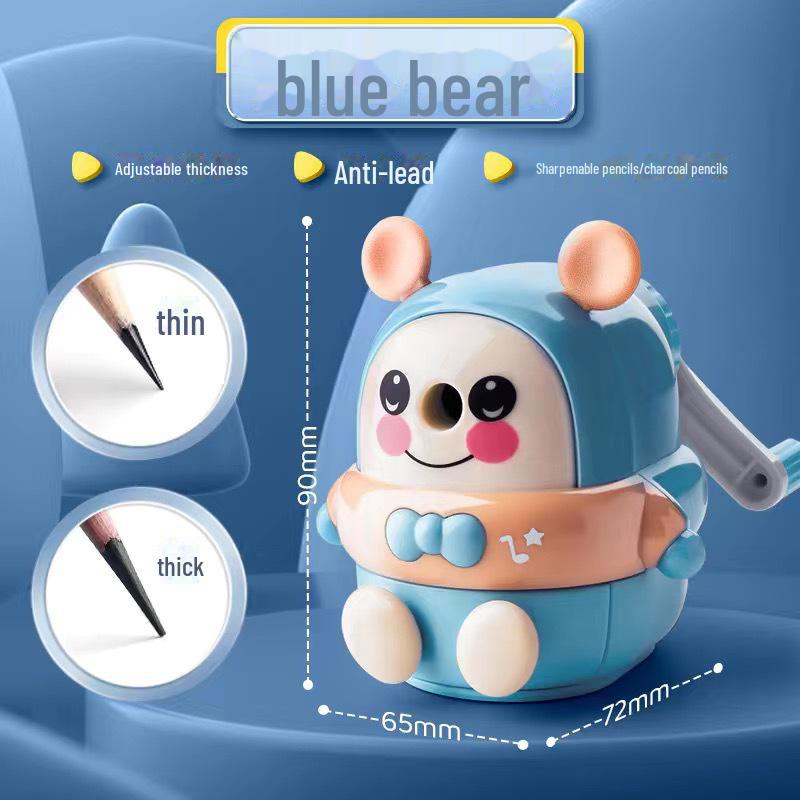 Dingbang animacinis rankinis pieštukų drožtukas vaikams ir darželio mokiniams