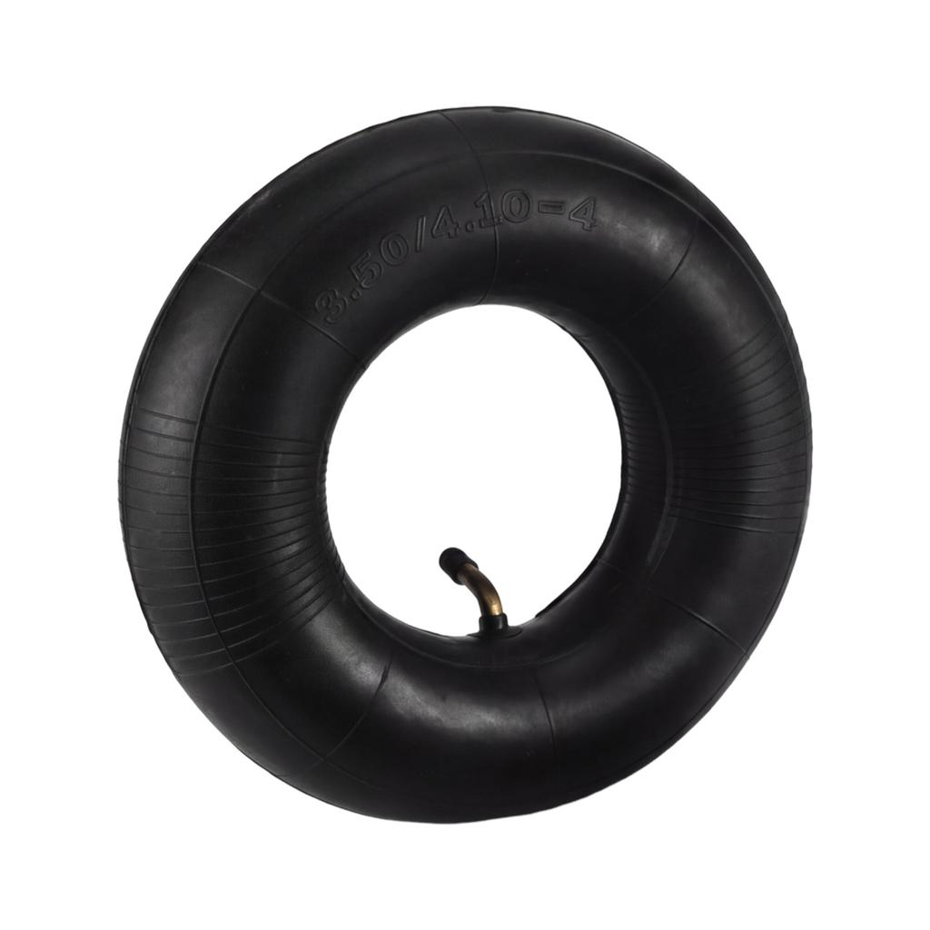 4PCS 4.10 3.50 4 Inner Tube Wheelbarrow Rubber Tire Tube with Bent Valve Stem for Mower Hand Truck 4.10 3.50 4 Bent Stem