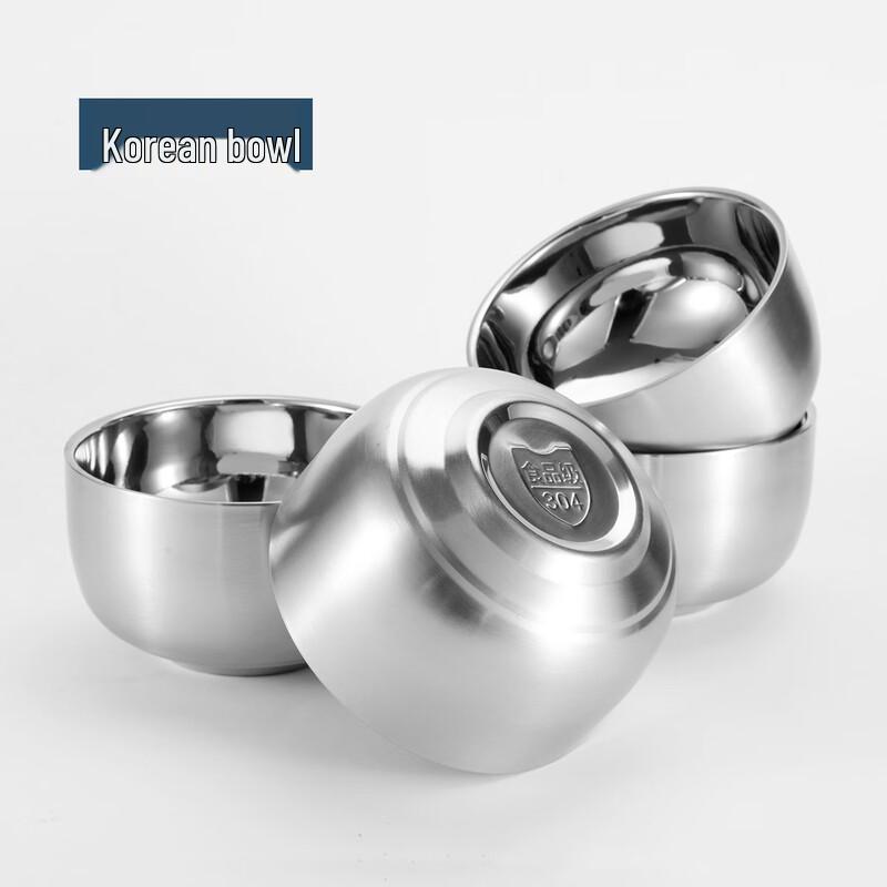 304 Stainless Steel Double-Layer Insulated Kids Bowl Set