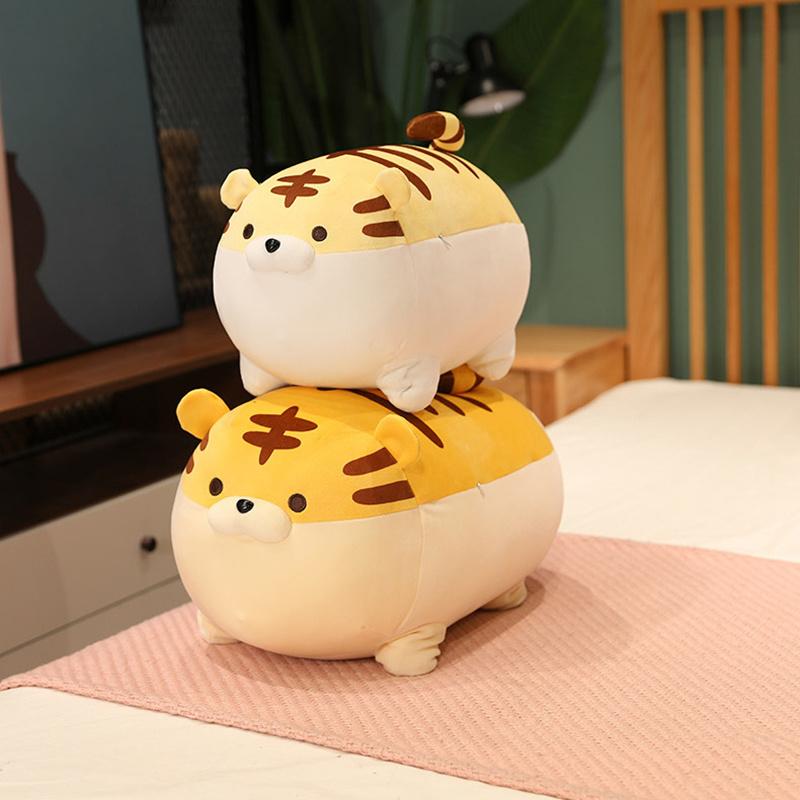 Plush Tiger Stuffed Doll Soft Throw Pillow Decorations Children Kids Birthday Present Gifts