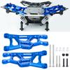 TRINOOD Aluminum Alloy Front Rear Lower Suspension Arms for 1/10 Slash Rustler 4X4 2WD Short RC Course Upgrade Parts
