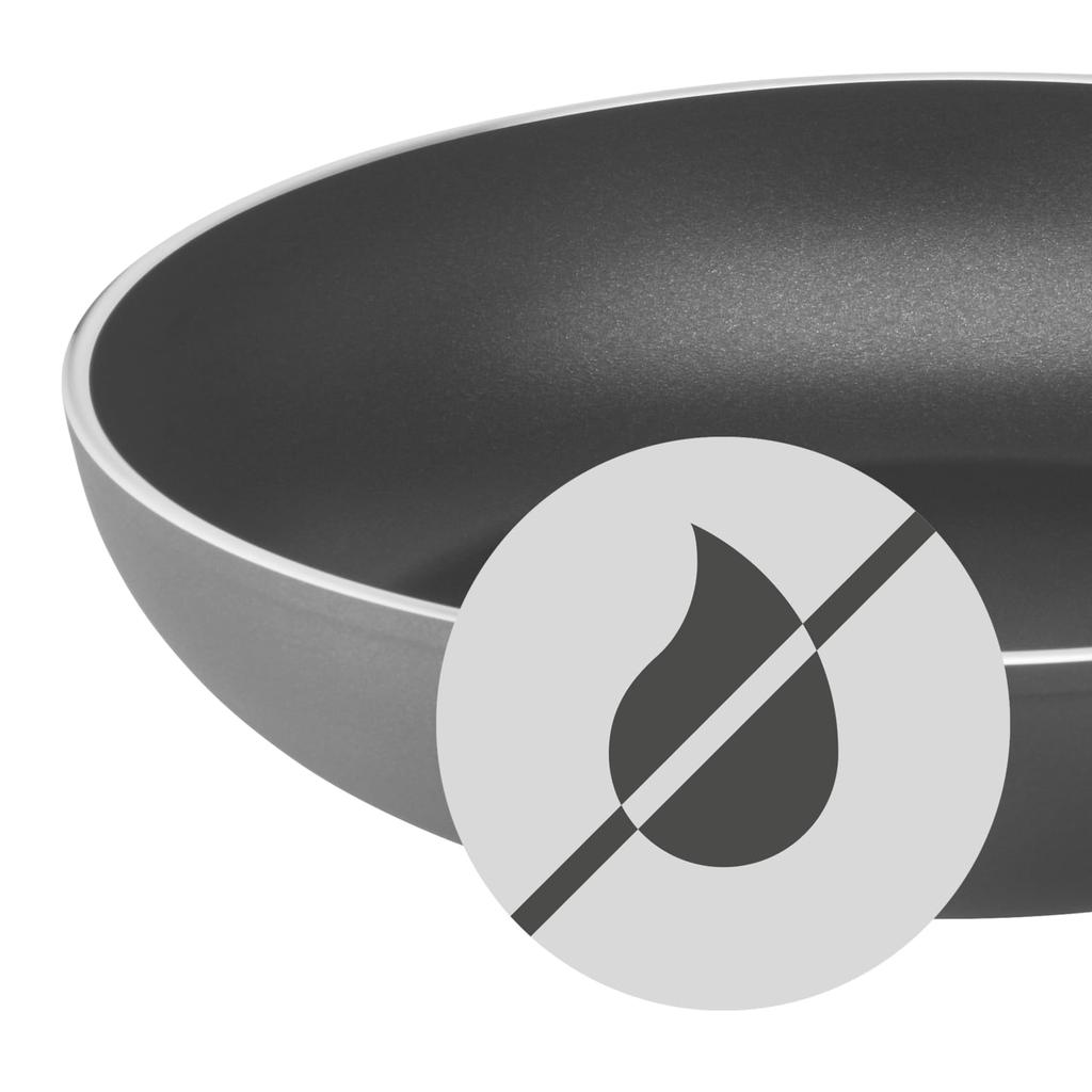 WMF Frying Pan 28cm IH and Gas Compatible No Harmful Substances Such As PFOA Inspire Frying W0546284021 Long-lasting Non-stick "Palmadur Pan"