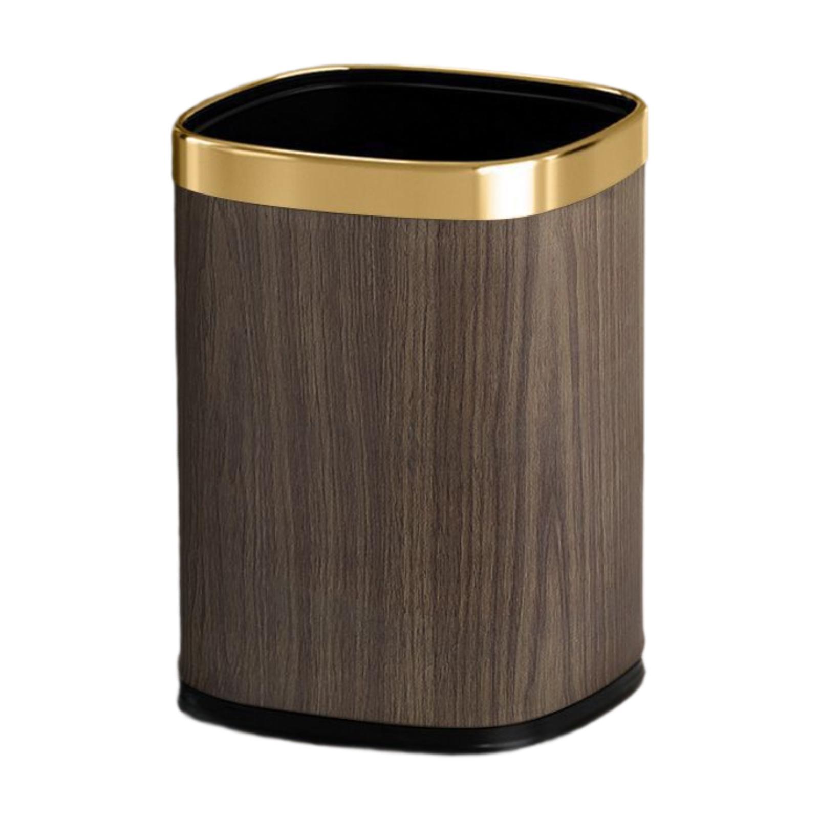 

Open Top Trash Can Kitchen Trash Bin without Lid Garbage Bin Simple Garbage Can Waste Basket for Dining Room Dorm Guestroom