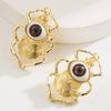 Exaggerated Insect Earrings Fashion Creative Oil Drop Devil's Eye Studs Personality High-end Earrings