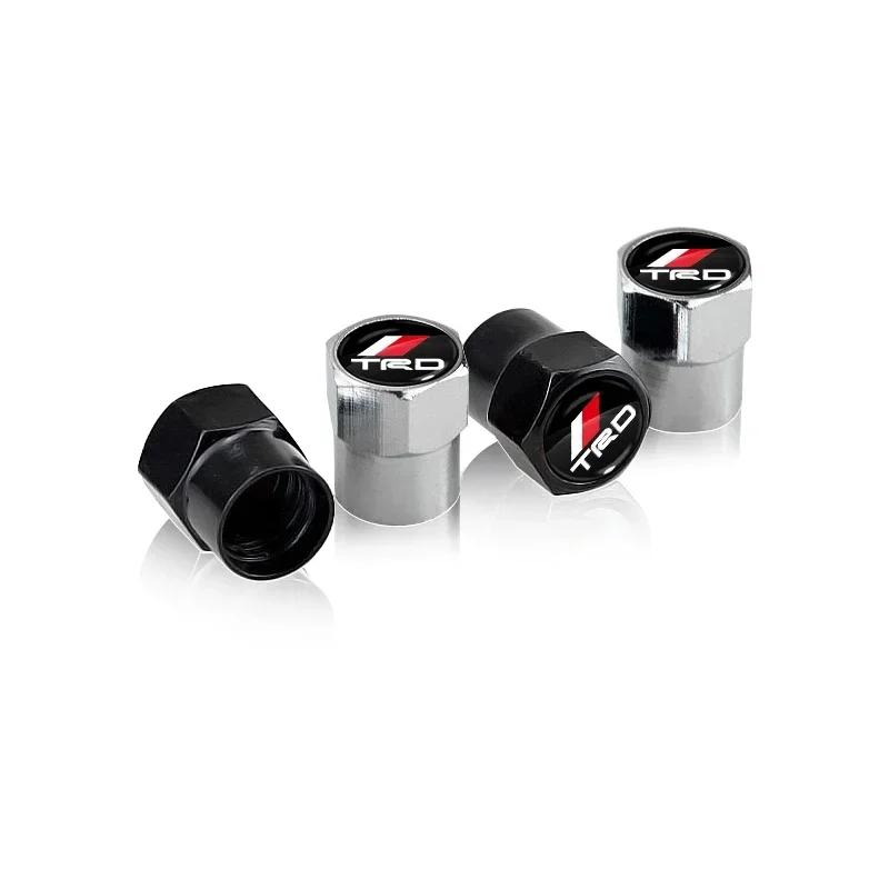 Car Tyre Hexagonal Valve Stem Cover Dust Caps Accessories For Toyota TRD RAV4 Avensis Yaris Levin Crown Vios Sienna Corolla
