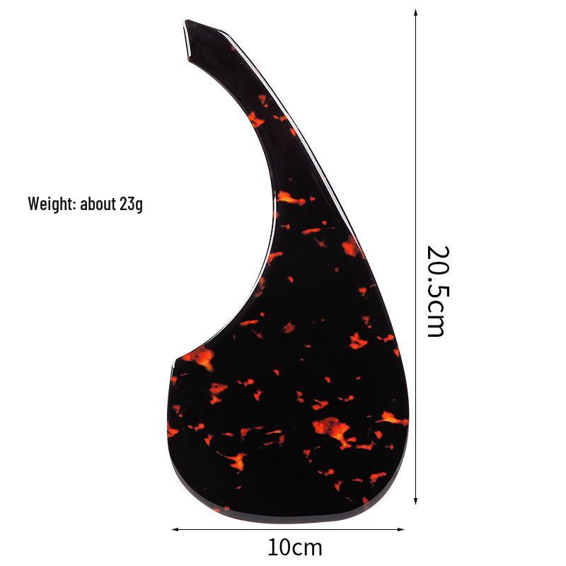 Universelles Holz-Gitarren-Schlagbrett für 40/41 Zoll Akustikgitarren - Kratzfeste Harzplatten-Zubehör
