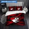 3PCS Afc Crest Bournemouth Printed Soft Bedding Set,Including 1pc Duvet Cover And 2pcs Pillowcases Perfect for Bedroom, Dormitory, Fan gift