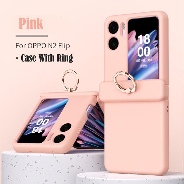 Hinge Protective Ring Funda For Oppo Find N2 Flip Case For Oppo Find N2 Flip 5g Hinge Case Protection Heavy Armor Full Cover