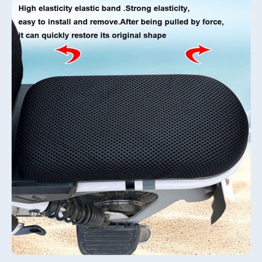 Breathable Mesh Seat Cushion Cover Outdoor Anti-Slip Cover  Electric Bike Accessories