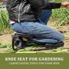 Ergonomic Garlic Picker & Kneeling Pad: Mobile Garden Work Bench To Relieve Knee Pressure