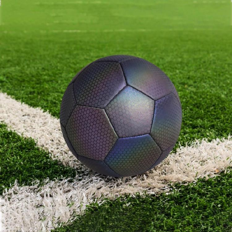 Size 4 Size 5 Reflective Football Glowing Soccer Balls for Night Game and Training, Glowing In The Dark Soccer Balls
